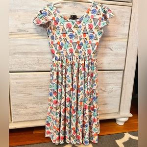 LulaRoe girls dress, size 7